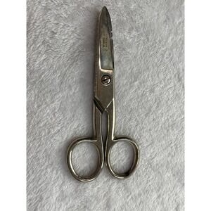 Klein Tools 2100-7 Electricians Scissors Nickel Plated Steel Wire Snips USA